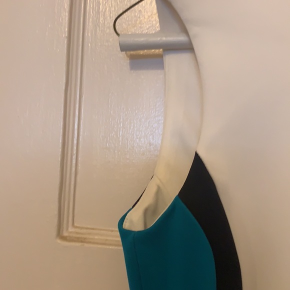CALVIN KLEIN COLORBLOCK SCUBA DRESS SIZE 4 - Picture 5 of 11